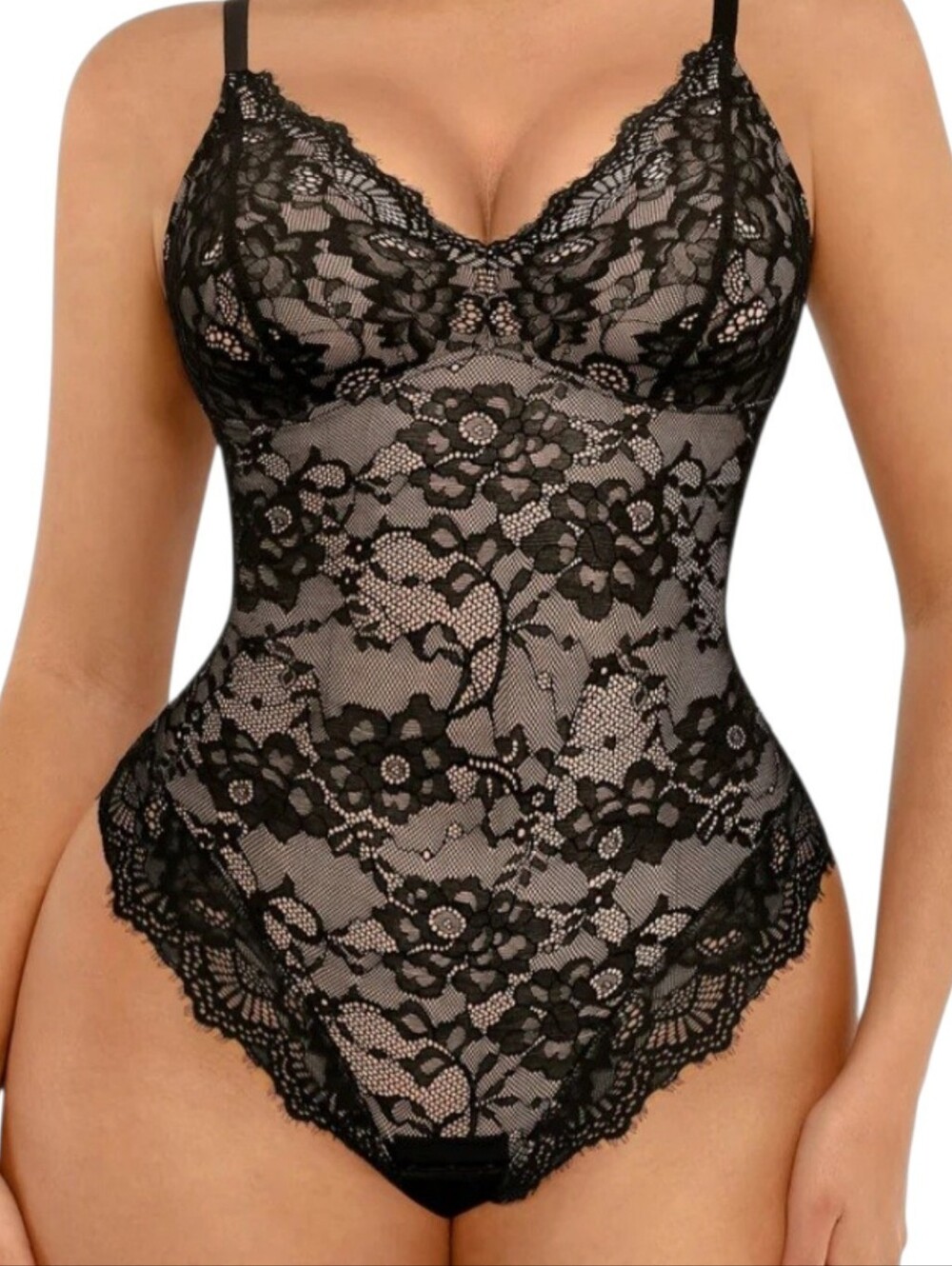 NWT Feelingirl Lace Bodysuit 3X Fits US 18 20